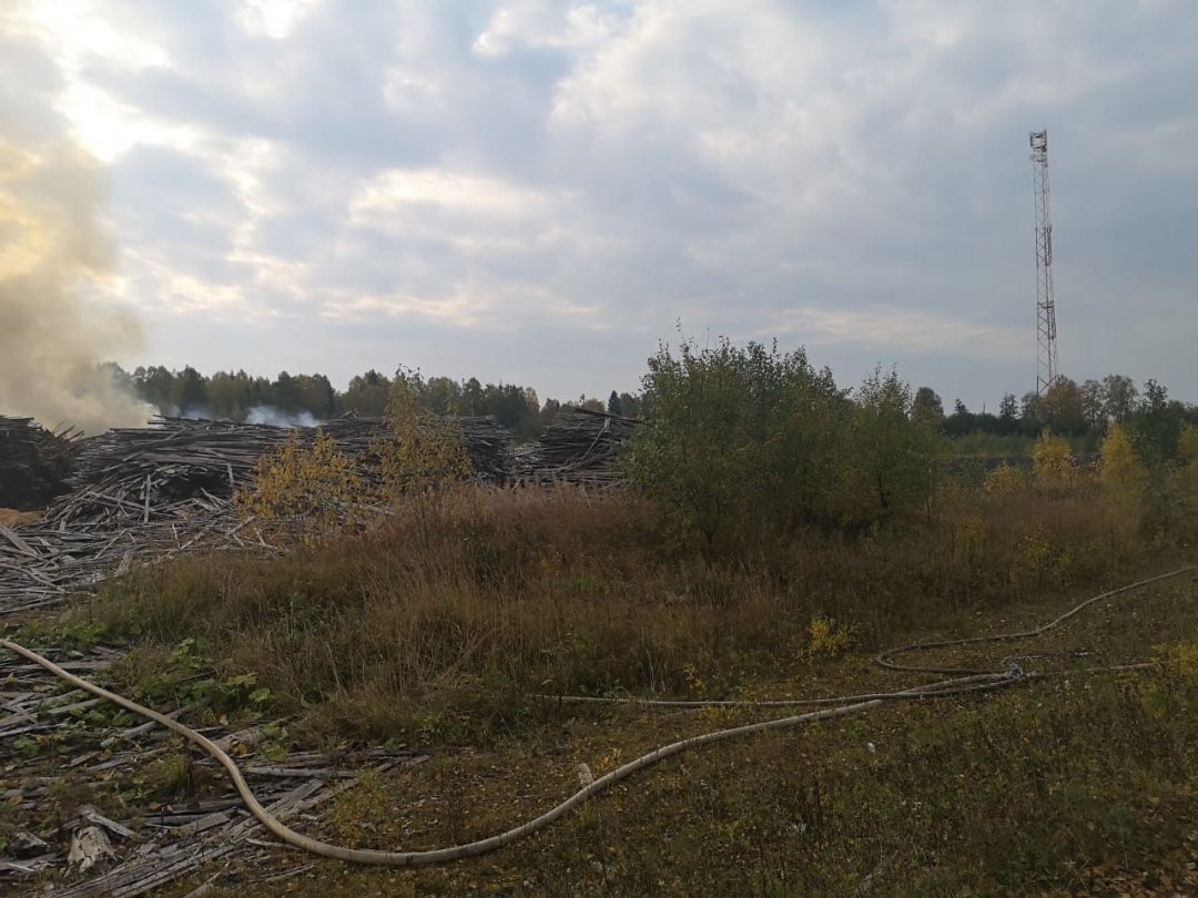 Пожарно-спасательные подразделения выезжали на пожар в Пинежском МО Архангельской области.